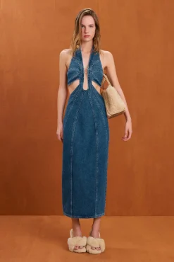 Online CULT GAIA ABI DRESS Indigo