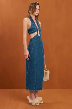 Online CULT GAIA ABI DRESS Indigo
