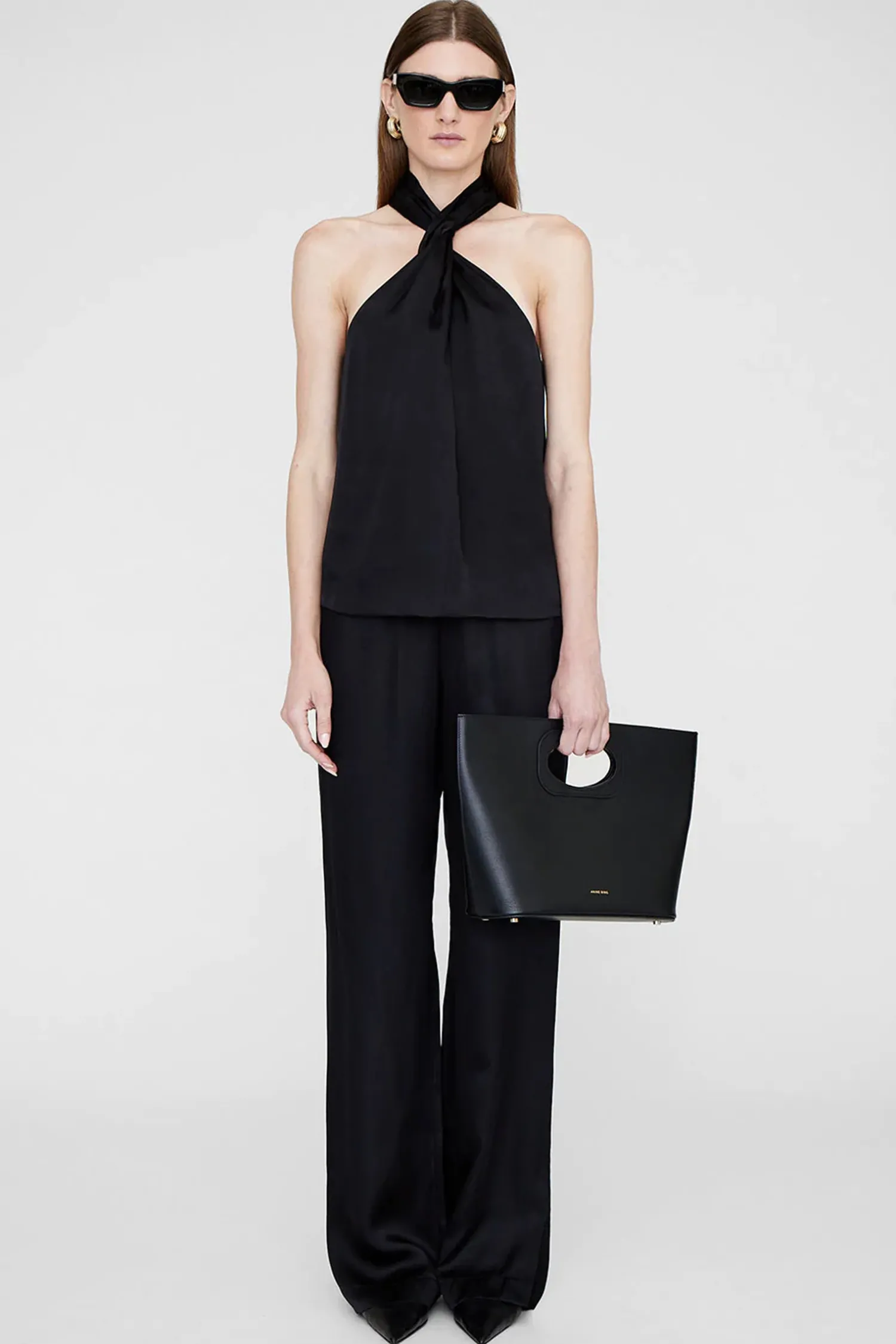 New ANINE BING ADEN PANT Black