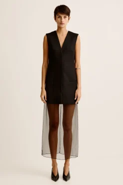 Clearance ESSE AIRE COLUMN SKIRT Black