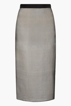 Flash Sale ESSE AIRE SILK SLIP SKIRT Black