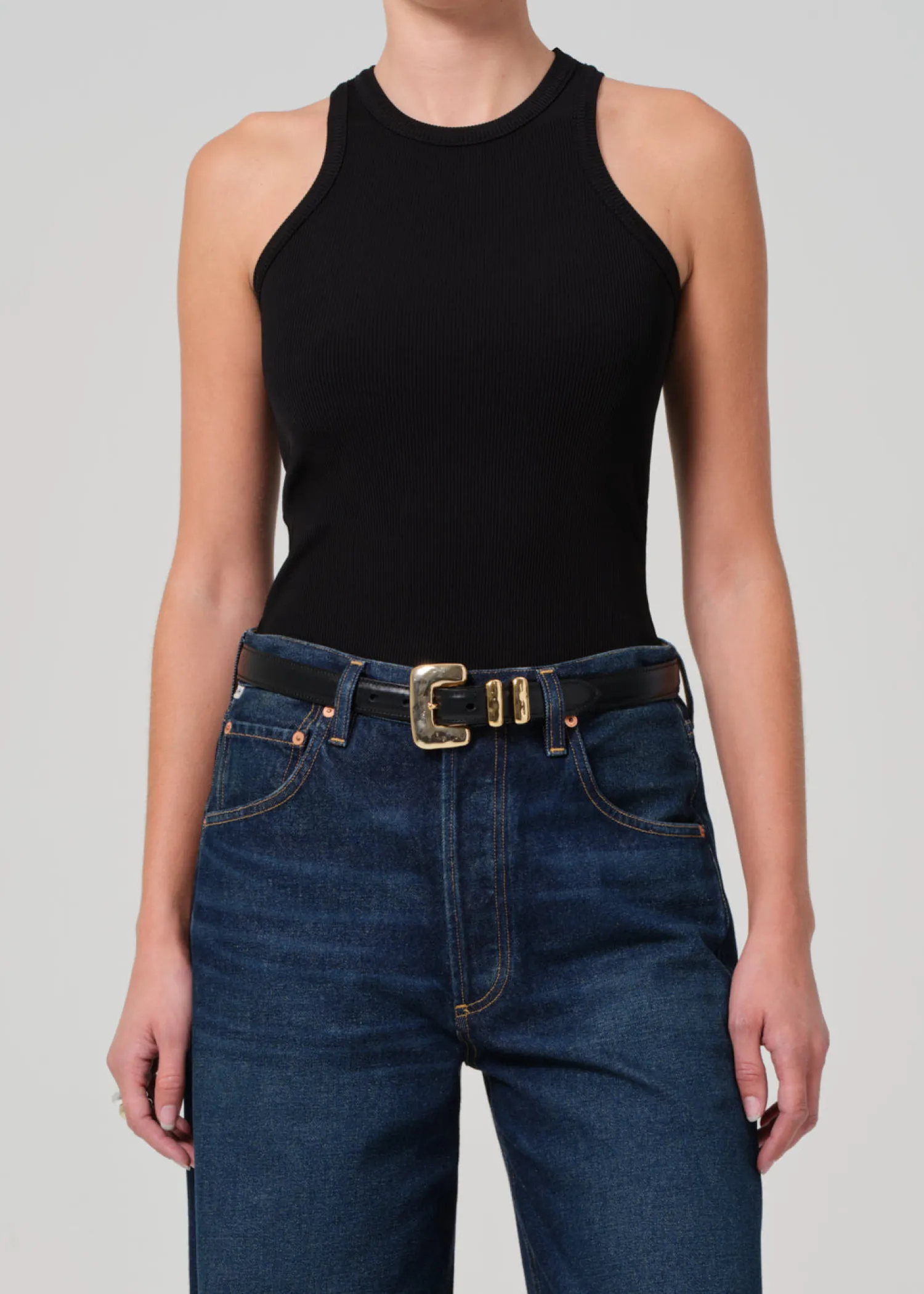 Fashion CITIZENS OF HUMANITY AKIRA TANK Black