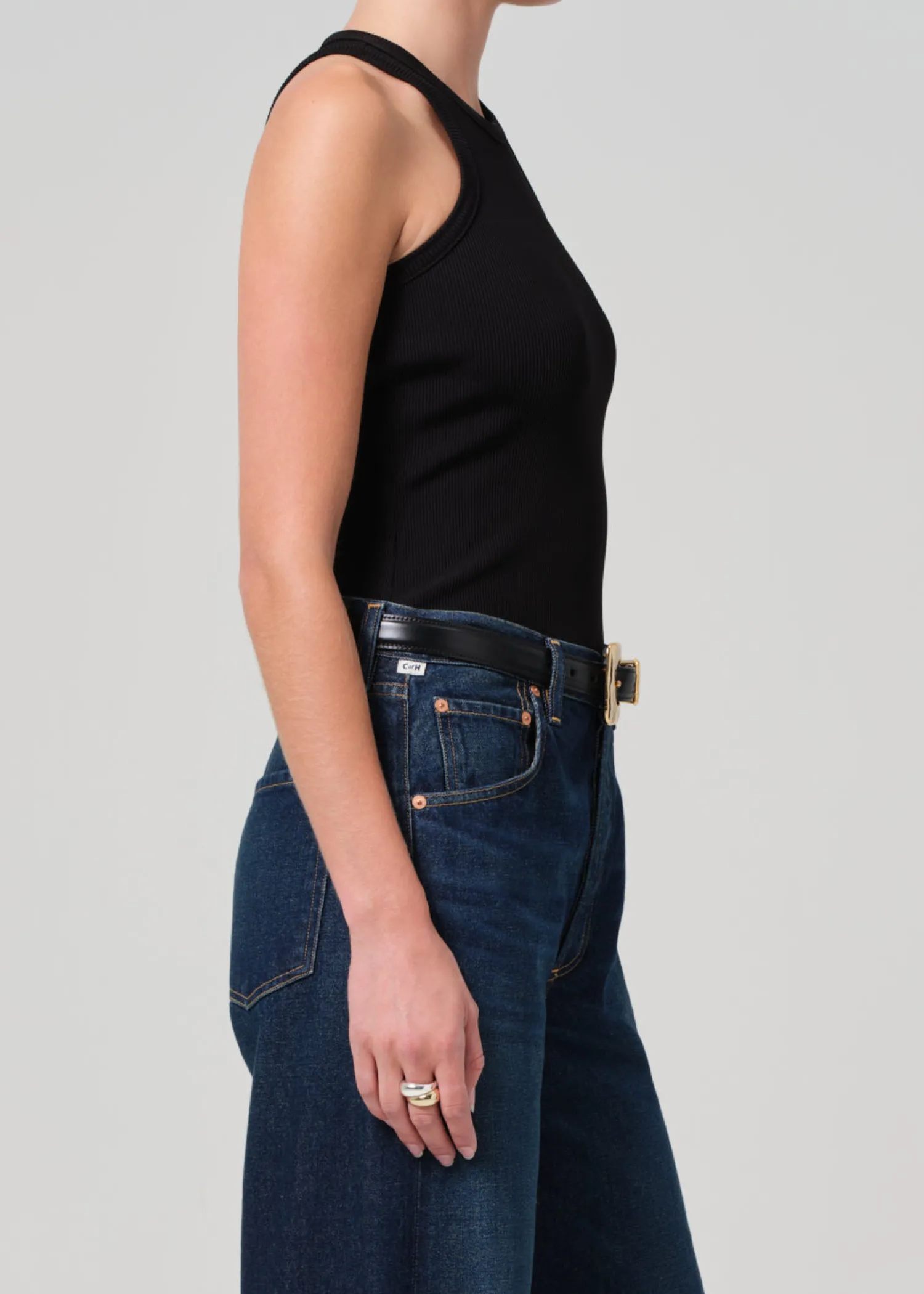 Fashion CITIZENS OF HUMANITY AKIRA TANK Black