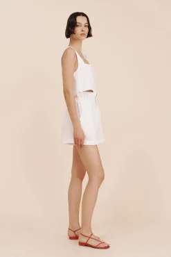 Hot POSSE ALICE CROP TOP Ivory
