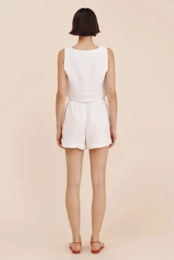 Hot POSSE ALICE CROP TOP Ivory
