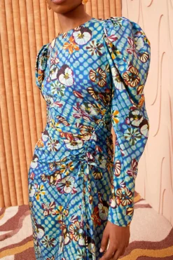 Sale ULLA JOHNSON AMALIE DRESS Azul