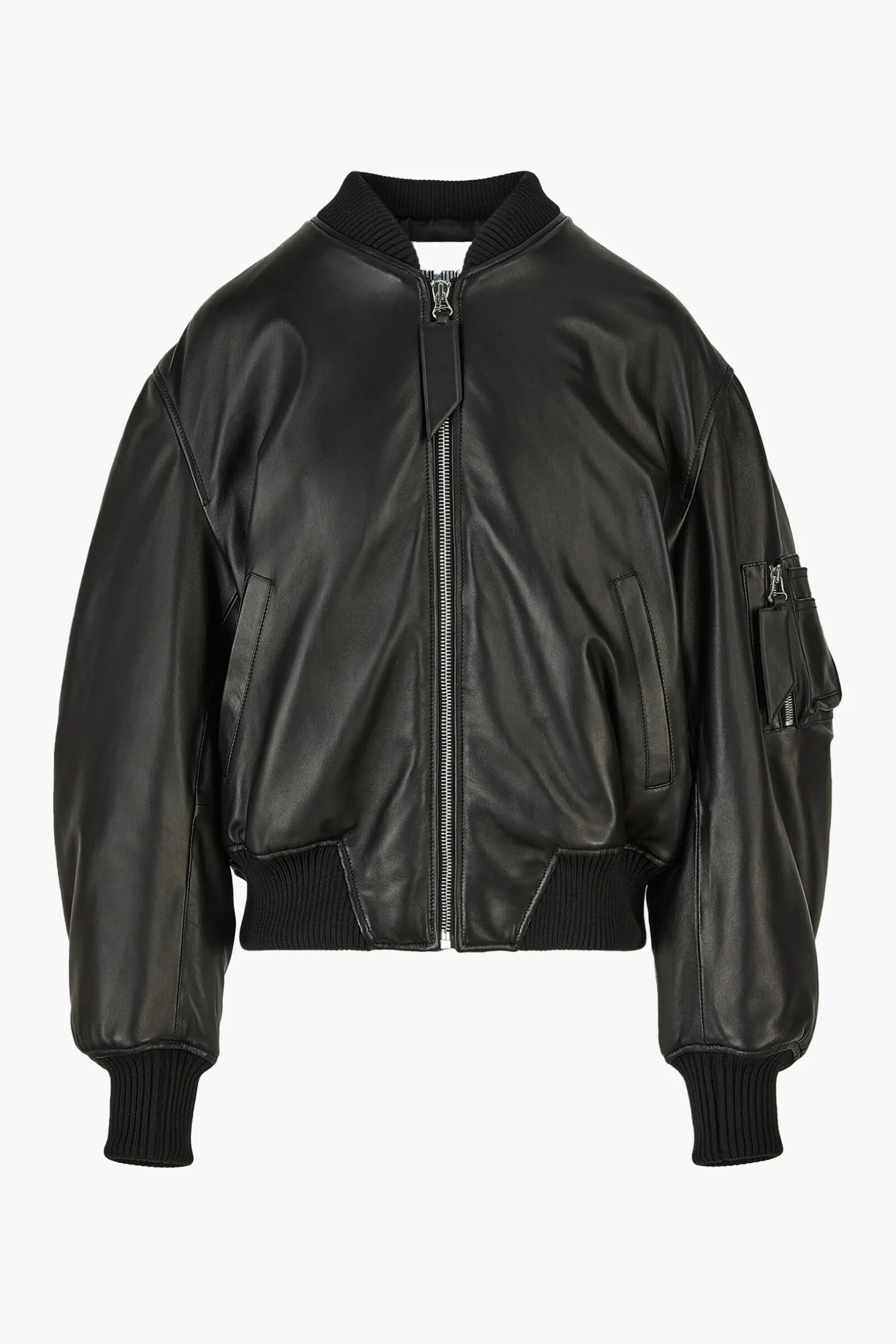 Discount THE ATTICO ANJA BOMBER Black