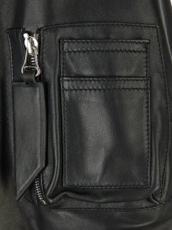 Discount THE ATTICO ANJA BOMBER Black