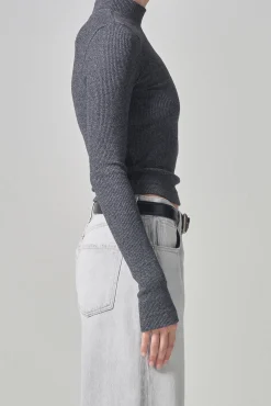 Hot CITIZENS OF HUMANITY ANNATOLE MOCK NECK Pashmina