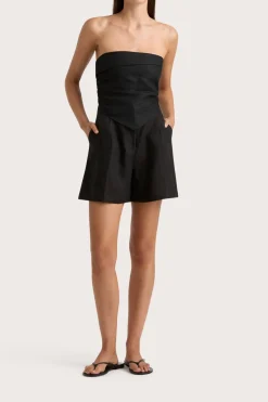 Outlet FAITHFULL THE BRAND ANTIBES SHORT Black