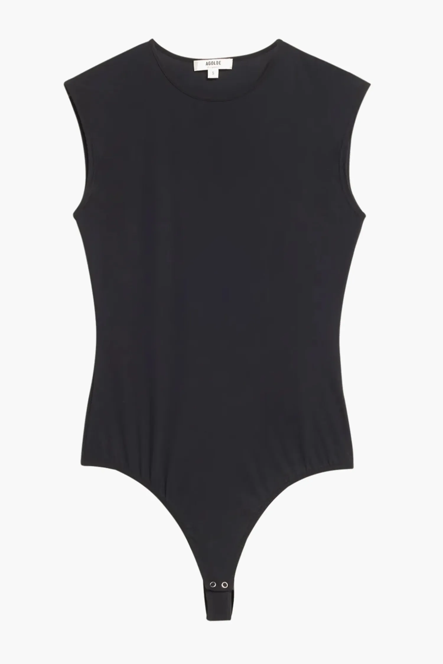 Best Sale AGOLDE AURA SLEEVELESS BODYSUIT Black