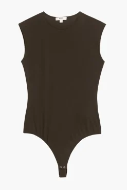 Shop AGOLDE AURA SLEEVELESS BODYSUIT Potion