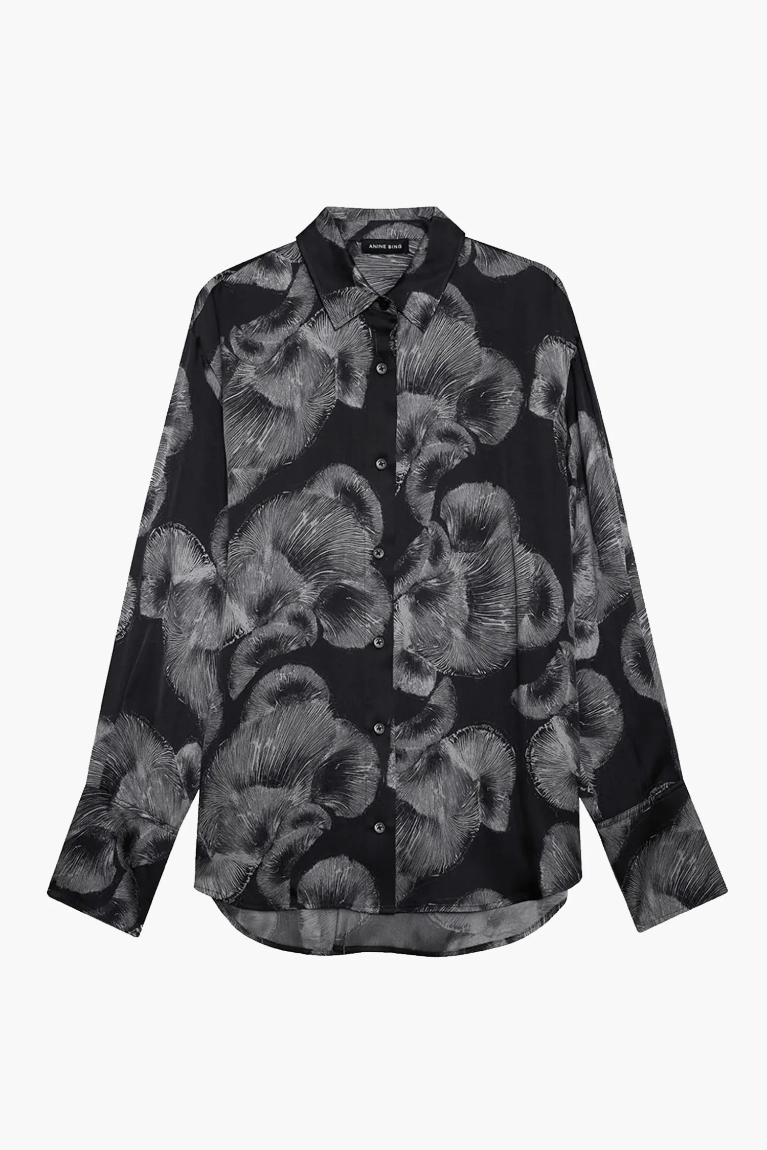 Flash Sale ANINE BING AVALON SHIRT BlackMushroomPrint