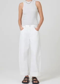 Shop CITIZENS OF HUMANITY AYLA BAGGY CUFFED CROP JEAN