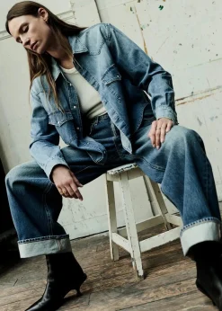 Outlet CITIZENS OF HUMANITY AYLA BAGGY CUFFED CROP JEAN Brielle