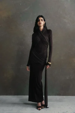 Clearance DE LA VALI BALLAD MAXI DRESS