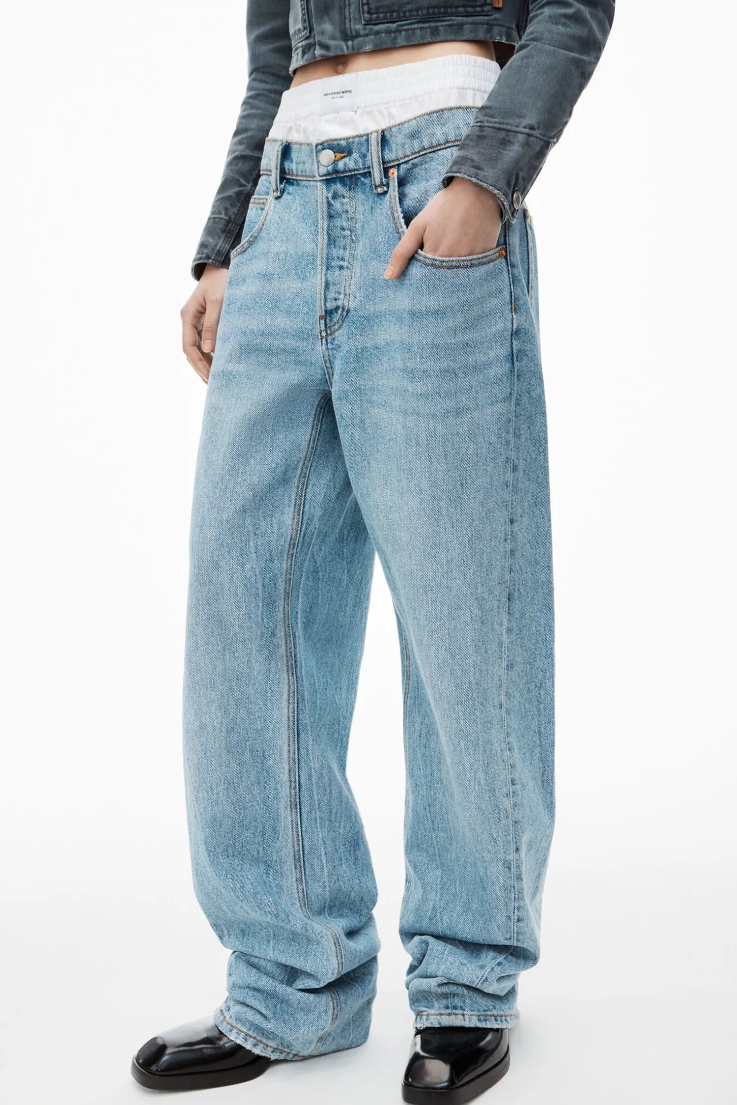 Fashion ALEXANDER WANG BALLOON JEAN PRESTYLE BOXER