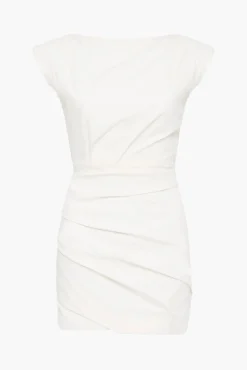 Outlet ST. AGNI BATEAU TUCK MINI DRESS