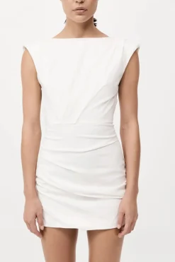 Outlet ST. AGNI BATEAU TUCK MINI DRESS