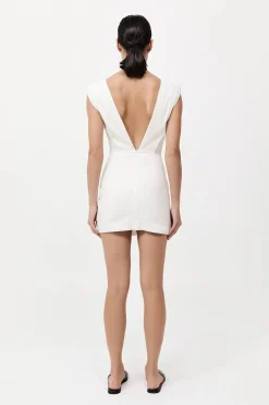 Outlet ST. AGNI BATEAU TUCK MINI DRESS