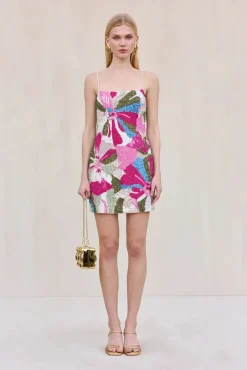 Cheap CULT GAIA BEBE DRESS FloralRosette
