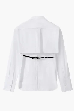 Hot COURTNEY ZHENG BELT BACK SHIRT