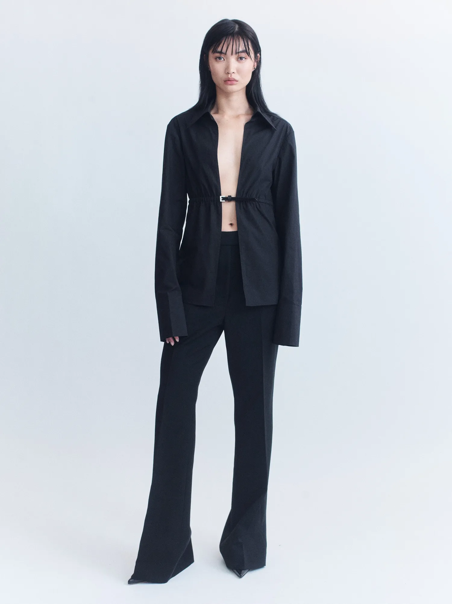 Outlet COURTNEY ZHENG BELT FRONT SHIRT