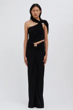 Online CHRISTOPHER ESBER BEZEL QUARTZ RUCHED SKIRT