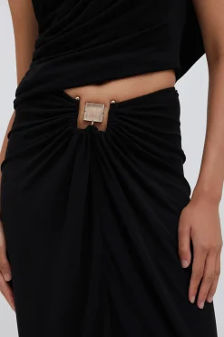 Online CHRISTOPHER ESBER BEZEL QUARTZ RUCHED SKIRT