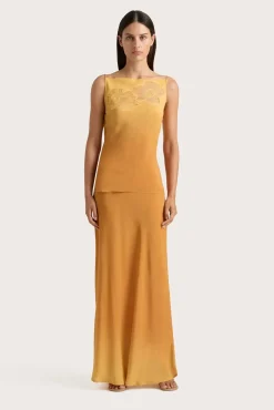 Fashion FAITHFULL THE BRAND BIARRITZ TOP TerracottaOmbre