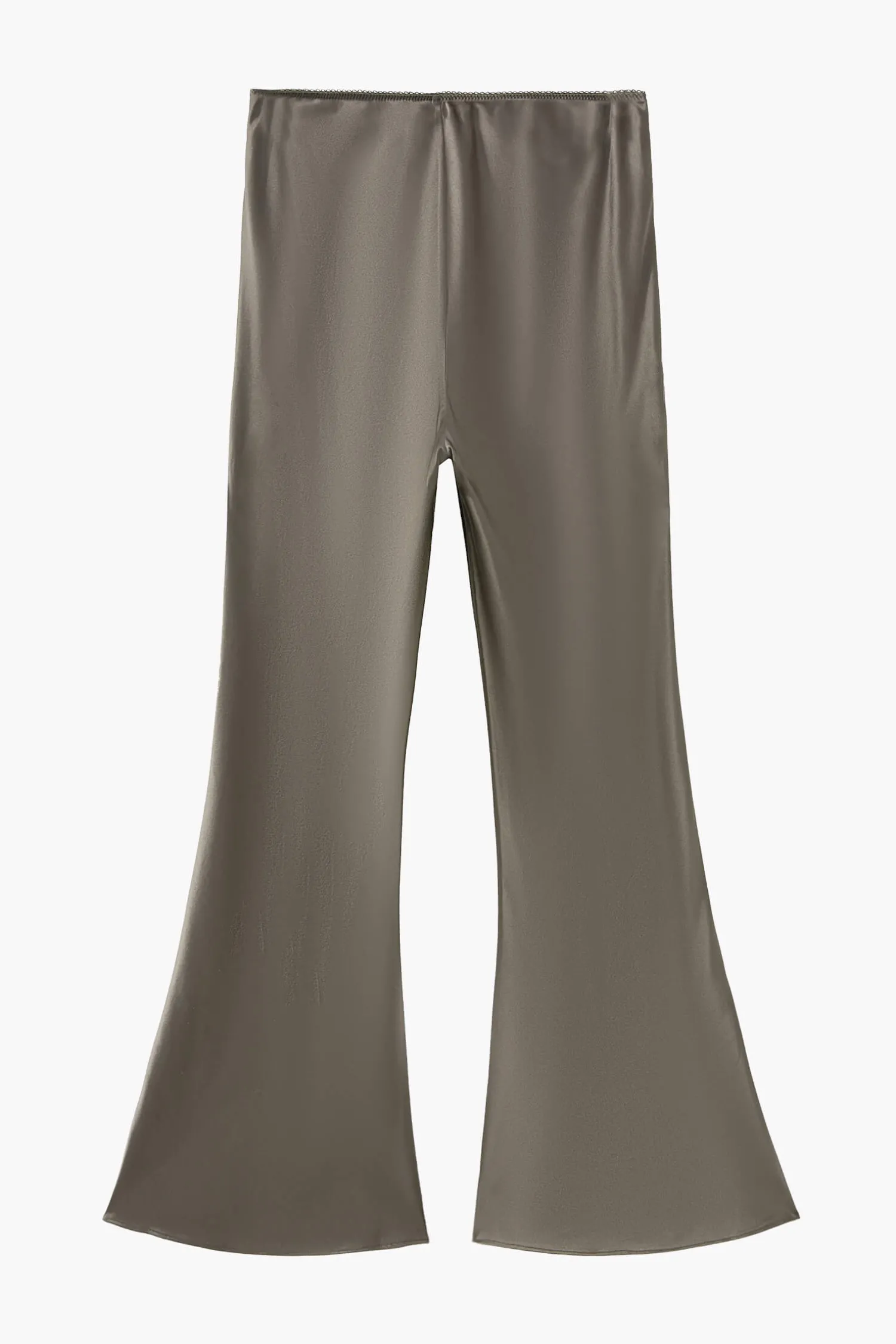 Discount COURTNEY ZHENG BIAS SILK FLARE PANTS