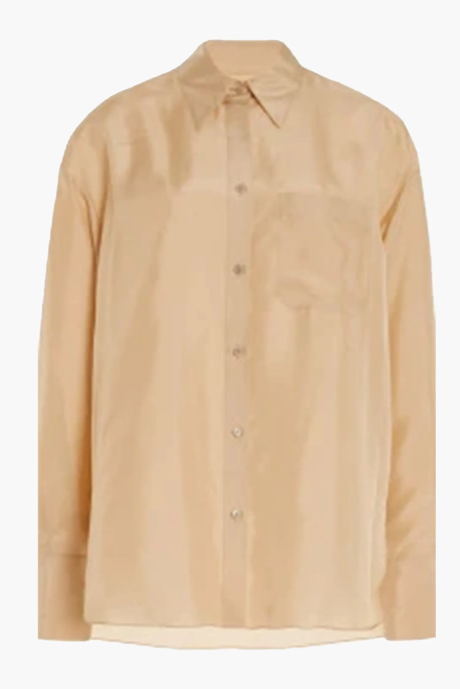 Shop TWP BIG JOE SHIRT Tan