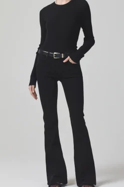 Clearance CITIZENS OF HUMANITY BINA CREWNECK Black
