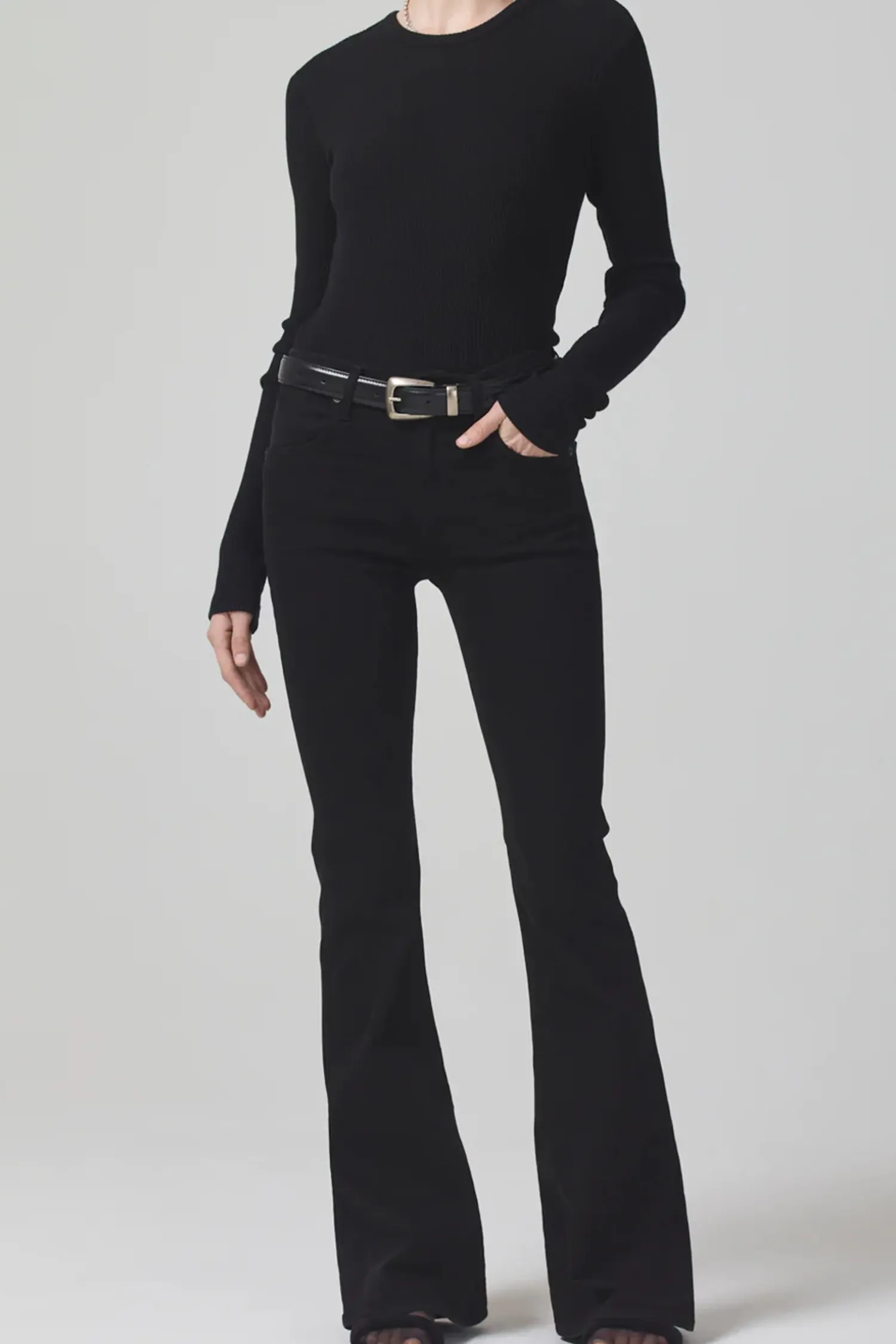 Clearance CITIZENS OF HUMANITY BINA CREWNECK Black