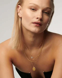 Shop MISSOMA BOX LINK DOUBLE CHAIN NECKLACE