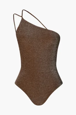 Cheap JOHANNA ORTIZ BROWN FIRE RITUAL ONEPIECE Chocolate