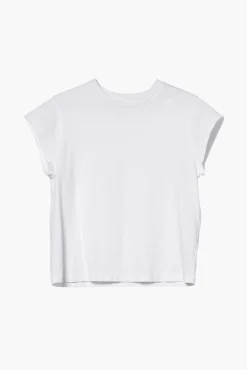 Best AGOLDE BRYCE CAP SLEEVE TEE