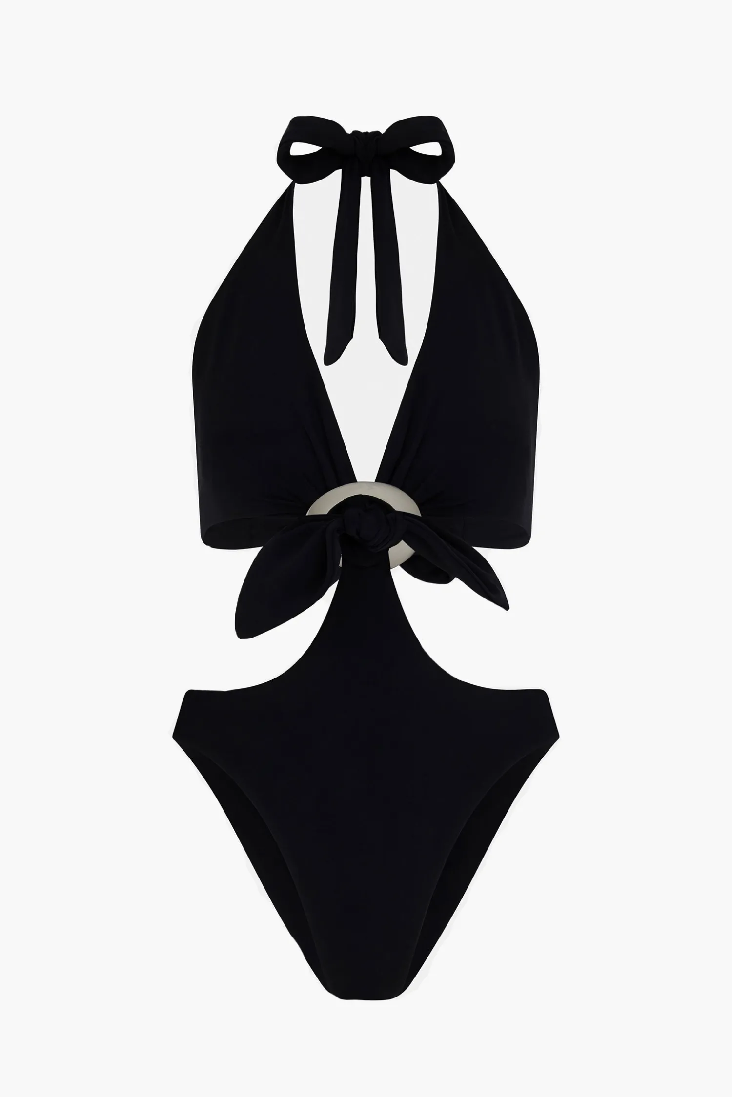 Shop LOUISA BALLOU BUCKLE ONE PIECE Black