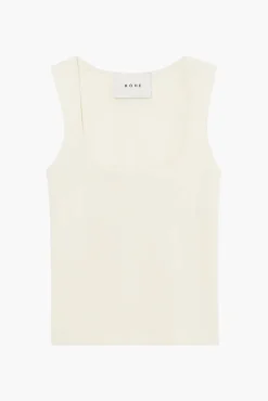 Online RÓHE BUSTIER-SHAPED KNITTED TANKTOP