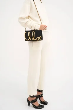 Cheap CHLOÉ C CHLOE CROSSBODY BAG Black