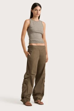 Store FAITHFULL THE BRAND CALAIS PANT Walnut