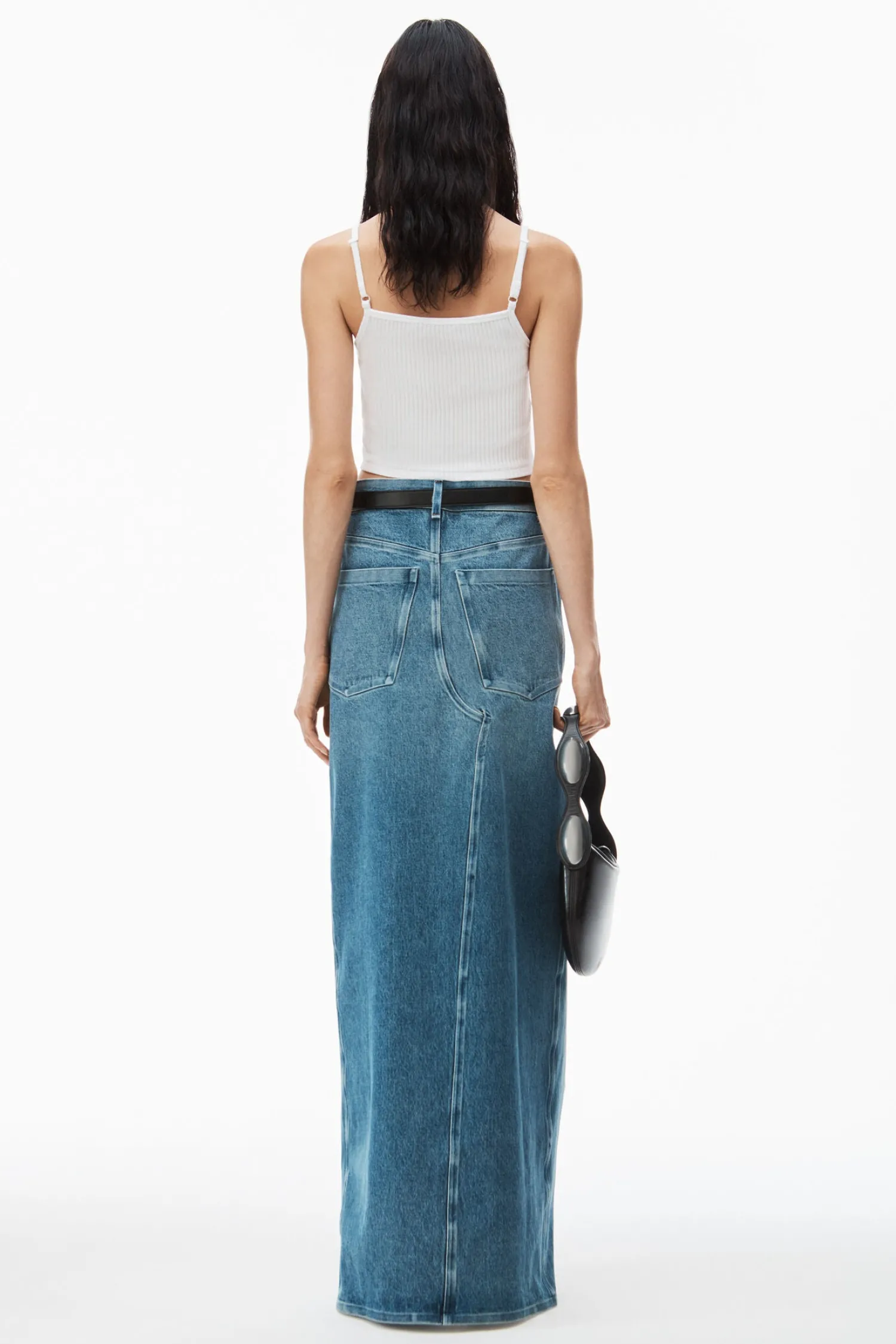 Flash Sale ALEXANDERWANG.T CAMI TOP W/ SKINNY WOVEN LABEL White