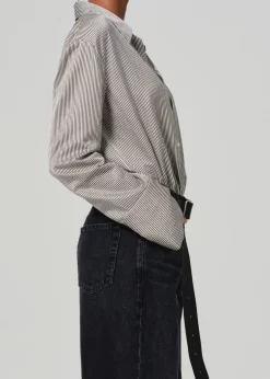 Sale CITIZENS OF HUMANITY CAMILIA SHIRT VenetianStripe