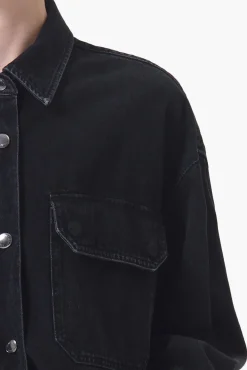 Cheap AGOLDE CAMRYN SHIRT Crushed
