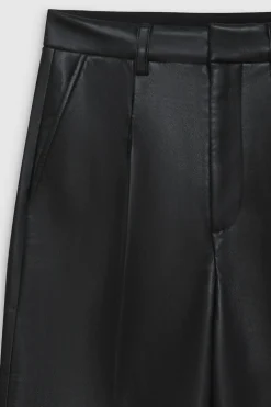 Flash Sale ANINE BING CARMEN PANT BLACK RECYCLED LEATHER