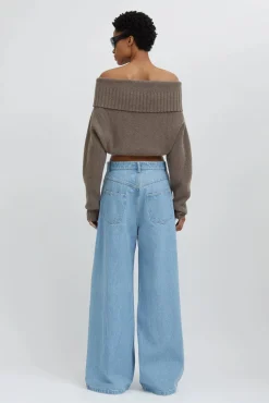 Clearance CHRISTOPHER ESBER CASHMERE KNIT SHRUG Taupe