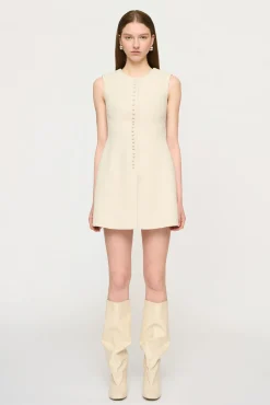 Shop CLEA CEDAR MINI DRESS Oat