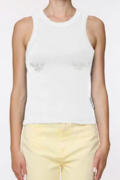 Store DES PHEMMES CLASSIC TANK TOP White