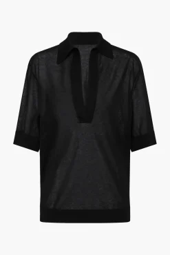 Fashion SIR COASTLINE OVERLAY SHIRT Black