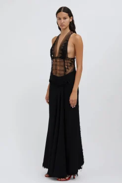 Outlet CHRISTOPHER ESBER COLLAGE LACE VEST Black